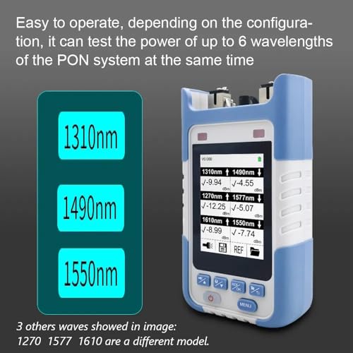 10G PON Power Meter, LCD Display, 3 Wavelengths. EPON/XGPON/XGSPON. Stock USA