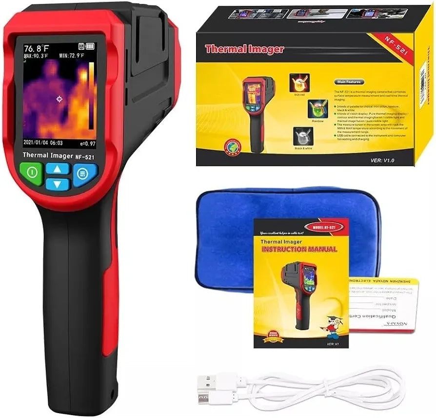 NOYAFA Thermal Camera NF-521 Industry Handheld Thermal Imaging Camera Non-Contact Handheld NOYAFA Thermal Camera Environmental Testers Infrared Thermometer