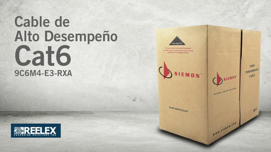 Siemon Category 6 Solution 6 UTP White 4-Pair E2 Cable 24AWG 1000ft - International