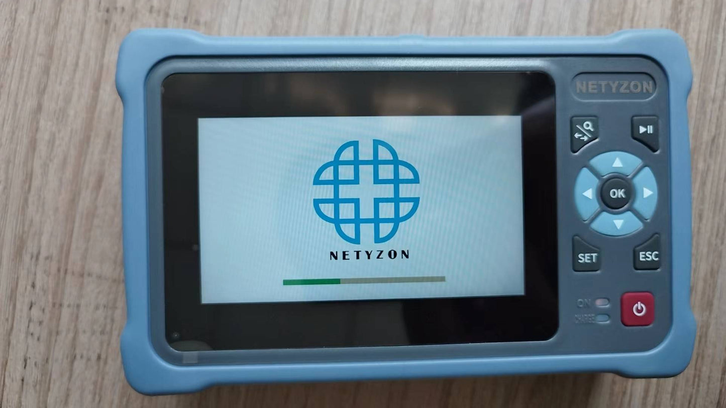 Mini OTDR-Pro SM 1310/1550nm 26/24dB, 4.3" Touchscreen Test Rang 5m-100Km, LAN Tester Built in OPM / OLS / RJ-45 / UTP / FTTX