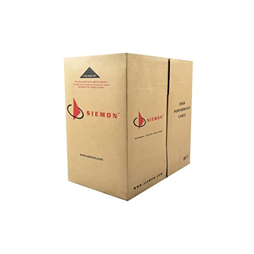 Siemon Cable CAT6 1000FT AWG24 UTP PVC UTP CM RXA Blue