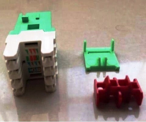 Belden Ax101070 Cat6 Modular Jack Rj45 Mdvo Style - Green (Tia 606)